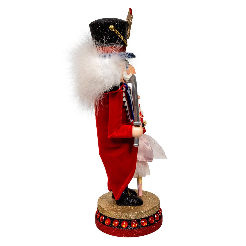 Kurt Adler 15-Inch Hollywood Nutcrackers Prince with Clara Nutcracker